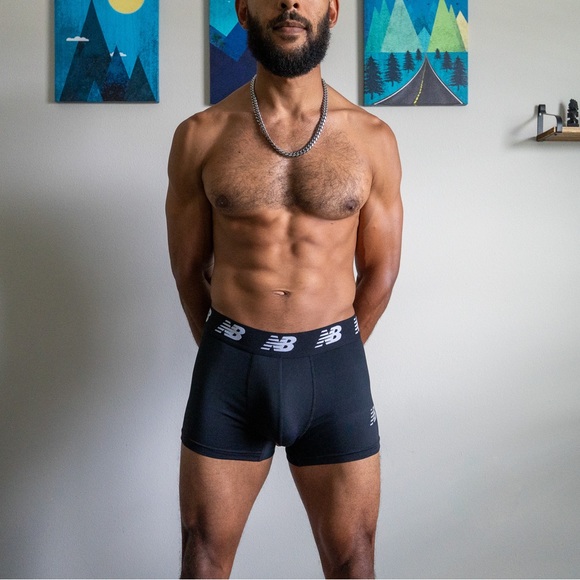 New Balance Underwear & Socks New Balance Mens 3 Boxer Brief No Fly
